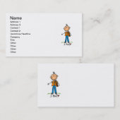 棒の姿のハンター 名刺 (正面/裏面)