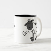 棒の姿のヒツジのマグ ツートーンマグカップ (正面右)