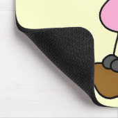 棒の姿のブタのTシャツおよびギフト マウスパッド (コーナー)