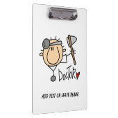 棒の姿の博士With Reflex Hammer Clipboard クリップボード (右)