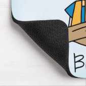 棒の姿の大工 マウスパッド (コーナー)