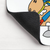 棒の姿の女性のカーボーイのYeeのサンザシのマウスパッド マウスパッド (コーナー)