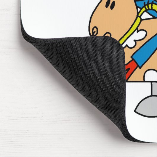 棒の姿の女性のカーボーイのYeeのサンザシのマウスパッド マウスパッド (コーナー)