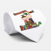 棒の姿の子供の読むことはおもしろいです ネクタイ (ロール)