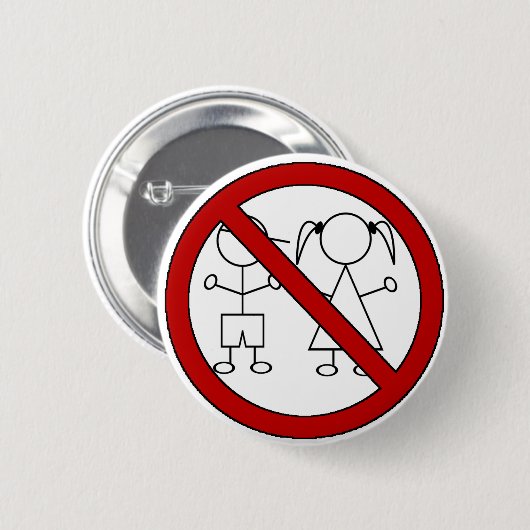 棒の姿の子供無し 缶バッジ (正面&裏面)