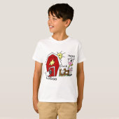 棒の姿の家畜のTシャツおよびギフト Tシャツ (正面フル)