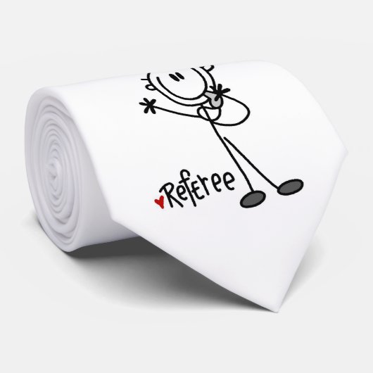 棒の姿の審判員のTシャツおよびギフト ネクタイ (ロール)