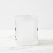 棒の姿の新郎のTシャツおよびギフト フロストグラスマグカップ (中央)