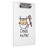 棒の姿の歯科助手のクリップボード クリップボード (右)