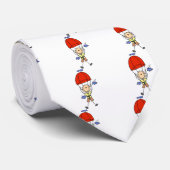 棒の姿の空のダイバーのTシャツおよびギフト ネクタイ (ロール)