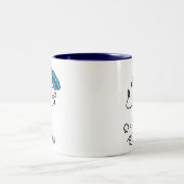 棒の姿の警官のマグ ツートーンマグカップ (中央)