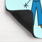 棒の姿の農家のTシャツおよびギフト マウスパッド (コーナー)