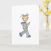 棒の姿の連続したカード カード (黄色い花)