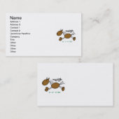 棒の姿の馬のTシャツおよびギフト 名刺 (正面/裏面)