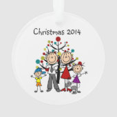 棒の姿は男の子の女の子猫のアクリルのオーナメントを育てます オーナメント (裏面)