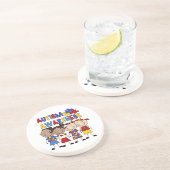 棒の姿は自閉症の認識度をからかいます コースター (側面)