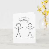 棒の姿は重量Notecardを失います カード (黄色い花)