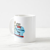 棒の姿プレーヤー コーヒーマグカップ (正面左)