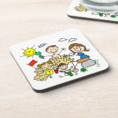 棒の姿家族のビーチのおもしろい コースター (左側)