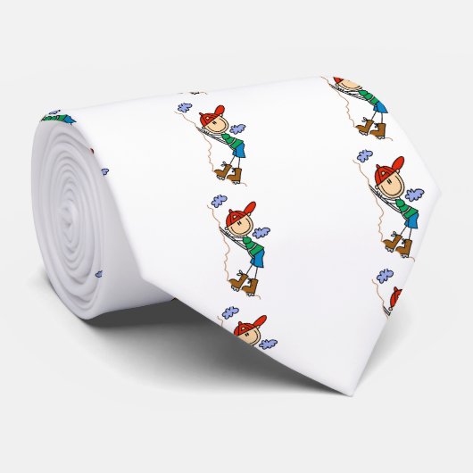 棒の姿山の登山のTシャツおよびギフト ネクタイ (ロール)