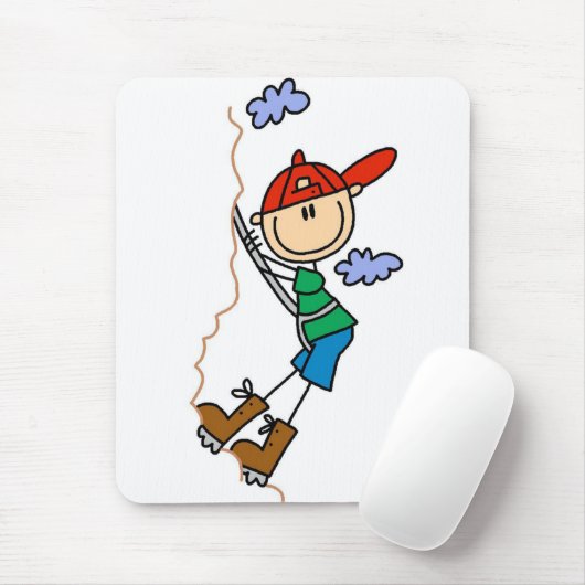 棒の姿山の登山のTシャツおよびギフト マウスパッド (マウス)