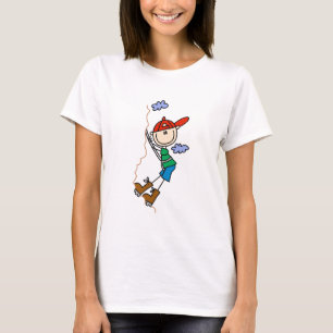 棒の姿山の登山のTシャツおよびギフト Tシャツ
