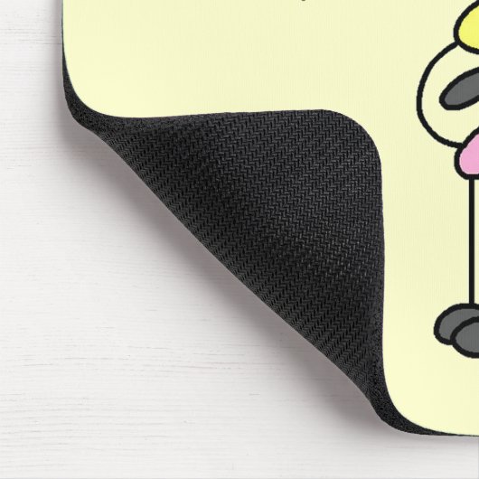 棒の姿牛Tシャツおよびギフト マウスパッド (コーナー)