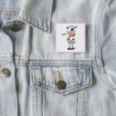 棒の姿牛Tシャツおよびギフト 缶バッジ (インサイチュ)