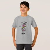 棒の姿牛Tシャツおよびギフト Tシャツ (正面フル)