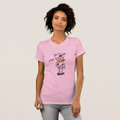棒の姿牛Tシャツおよびギフト Tシャツ (正面フル)