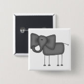 棒の姿象のTシャツおよびギフト 缶バッジ (正面&裏面)