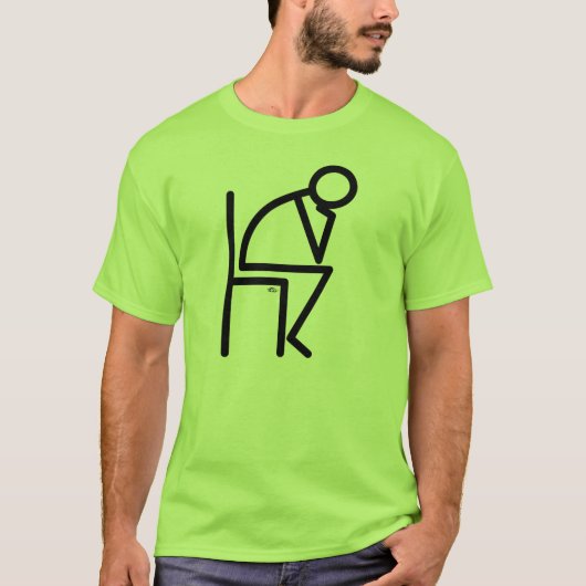 棒の思想家 Tシャツ (正面)