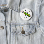 棒の漫画の細菌 缶バッジ (インサイチュ)