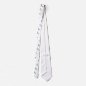 棒の車椅子の子供 ネクタイ (裏面)