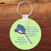 棒の馬 キーホルダー (正面)
