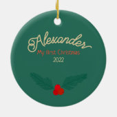 棒の馬 セラミックオーナメント (裏面)