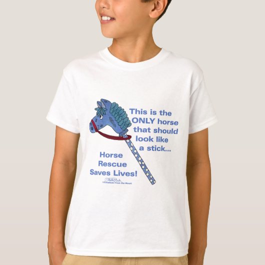 棒の馬 Tシャツ (正面)