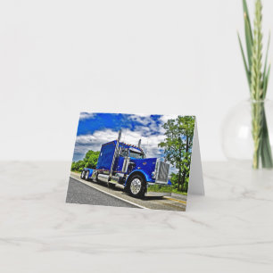 棒のPeterbilt 359のメッセージカード カード