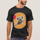 棒を持つコアラ Tシャツ (正面)