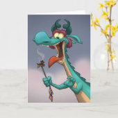 棒カードのホットドッグ カード (黄色い花)