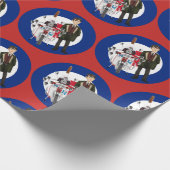 棒モダンの及びスクーター ラッピングペーパー (角)