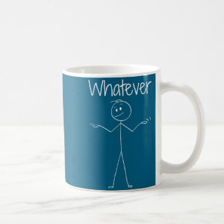 棒人間が何か言ってる面白いポーズTシャツ コーヒーマグカップ