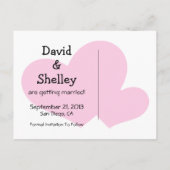 棒人間たち日付の保存 案内ポストカード (裏面)