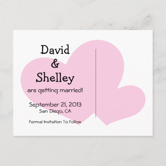 棒人間たち日付の保存 案内ポストカード (裏面)