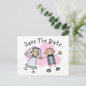 棒人間たち日付の保存 案内ポストカード (スタンド正面)
