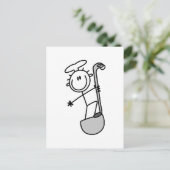 棒人間シェフとスプーン ポストカード (スタンド正面)