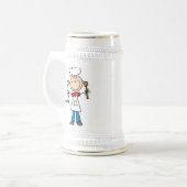 棒人間シェフ ビールジョッキ (正面左)