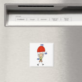棒人間スカイダイビング マグネット (インサイチュ (食洗機))