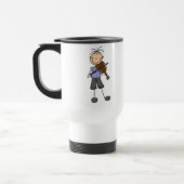 棒人間バイオリン奏者 マグカップ (左)
