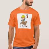 棒人間大工Tシャツ Tシャツ (正面)